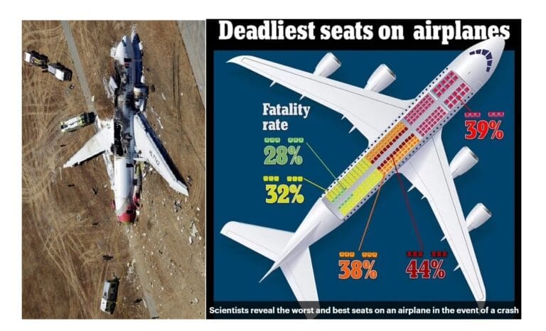 safest seat on a plane